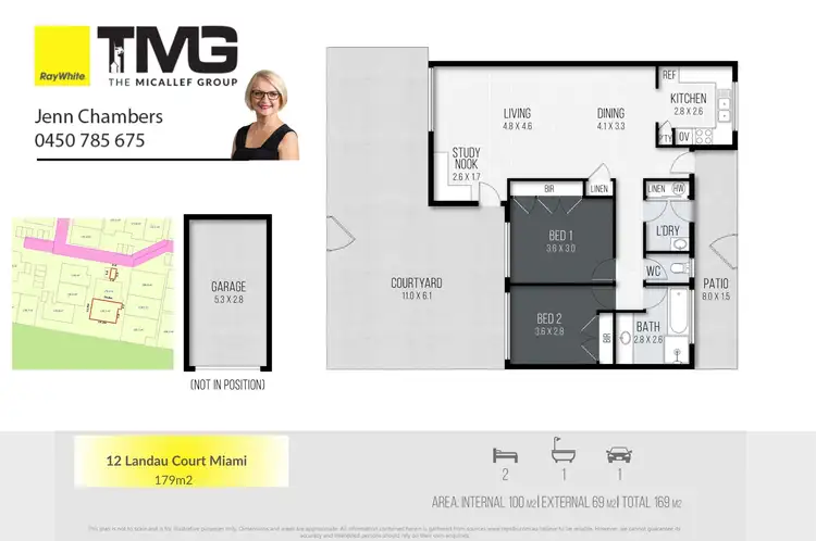 Floorplan of Homely house listing, 50/12 Landau Court, Miami QLD 4220
