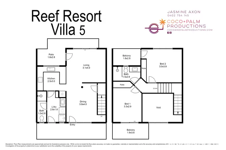 Floorplan of Homely unit listing, 5/121-137 Port Douglas Road (Reef Resort Villas), Port Douglas QLD 4877