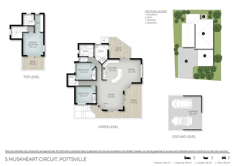 Floorplan of Homely house listing, 5 Muskheart Circuit, Pottsville NSW 2489
