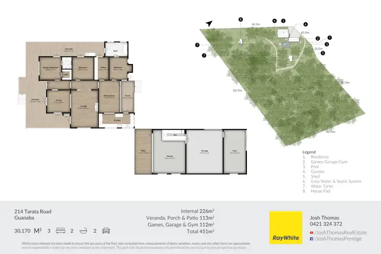 Floorplan of Homely rural property listing, 214 Tarata Road, Guanaba QLD 4210