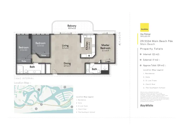 Floorplan of Homely apartment listing, 29/3534 Main Beach Parade, Main Beach QLD 4217