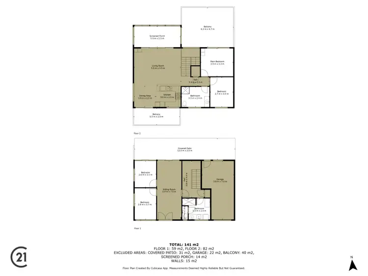 Floorplan of Homely house listing, 31 Tanjinn Street, Dawesville WA 6211