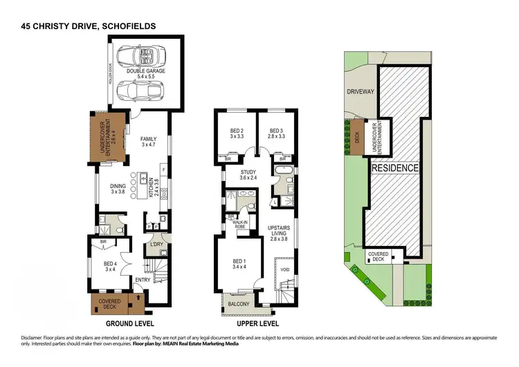 Floorplan of Homely house listing, 45 Christy Drive, Schofields NSW 2762