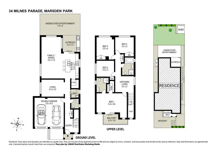 Floorplan of Homely house listing, 34 Milnes Parade, Marsden Park NSW 2765