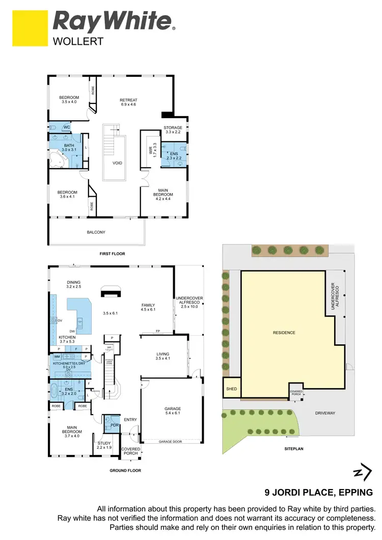 Floorplan of Homely house listing, 9 Jordi Place, Epping VIC 3076