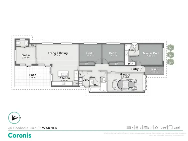 Floorplan of Homely house listing, 46 Cooloola Circuit, Warner QLD 4500