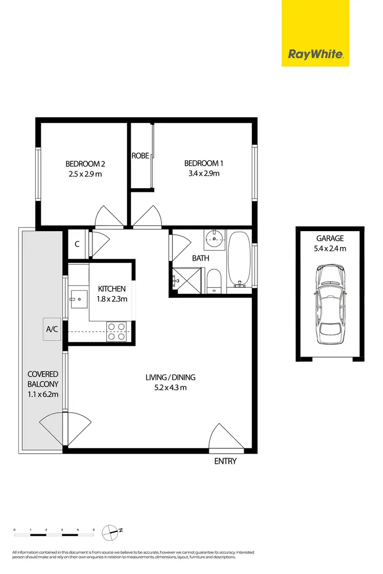 Floorplan of Homely apartment listing, 21/8-10 Lane Cove Road, Ryde NSW 2112