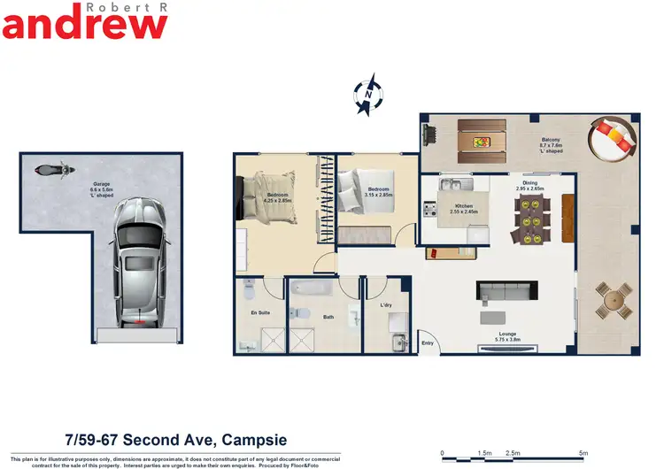 Floorplan of Homely apartment listing, 7/59-67 Second Ave, Campsie NSW 2194