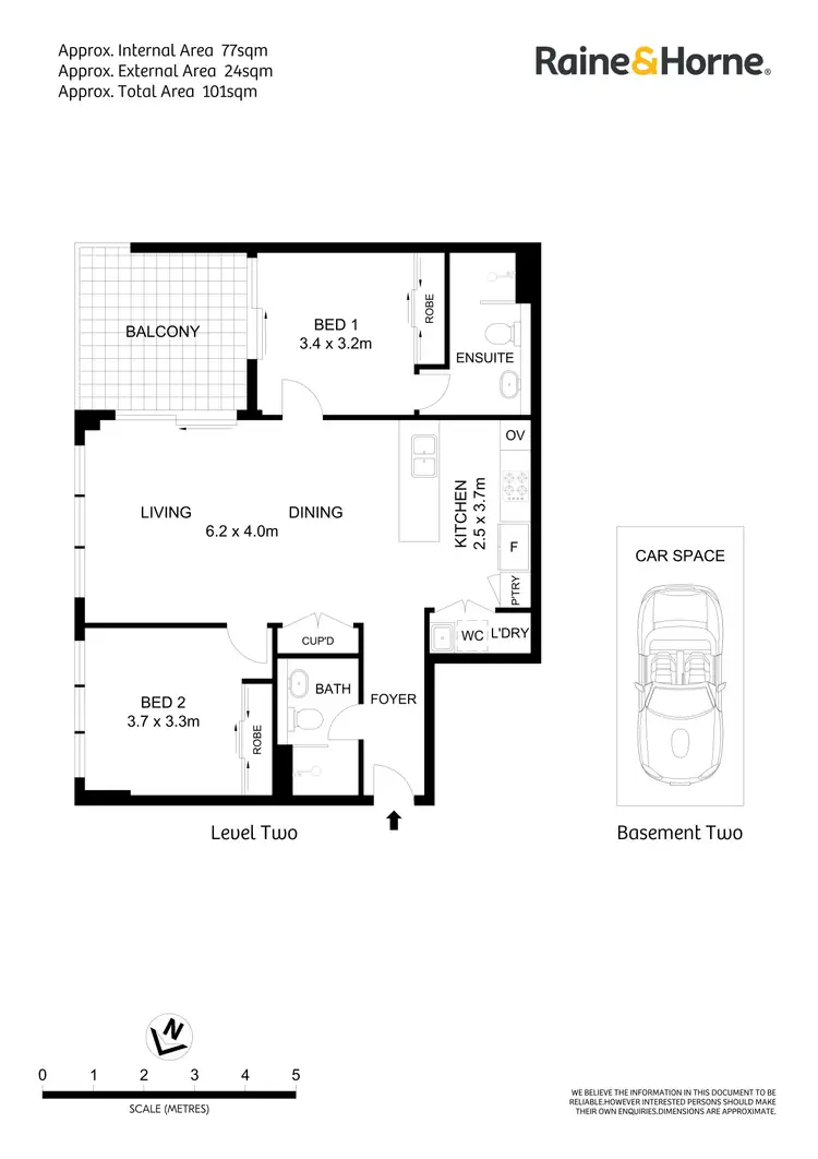 Floorplan of Homely apartment listing, 203/1-3 Harrow Road, Bexley NSW 2207