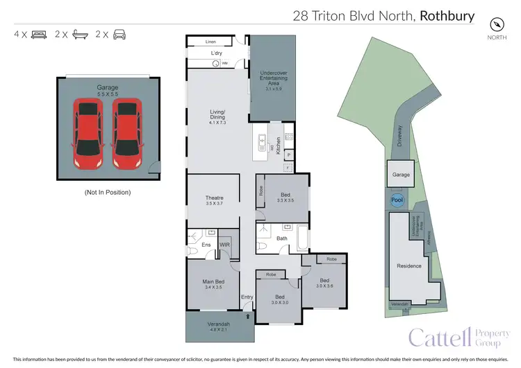 Floorplan of Homely house listing, 28 Triton Boulevard, North Rothbury NSW 2335
