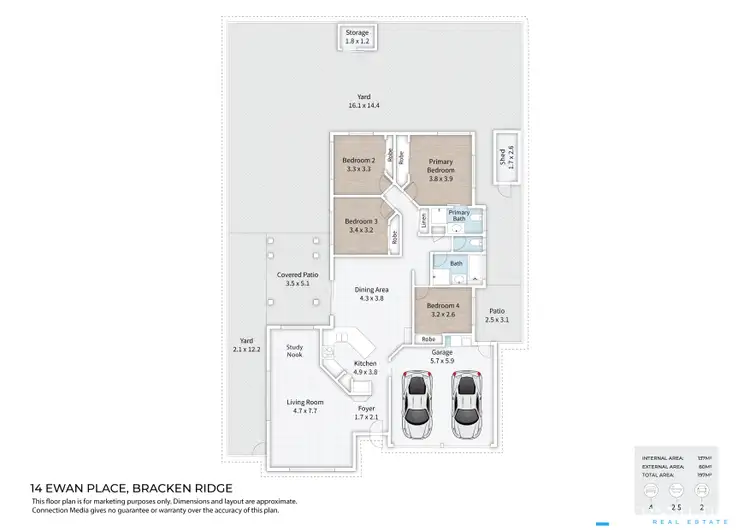 Floorplan of Homely house listing, 14 Ewan Place, Bracken Ridge QLD 4017