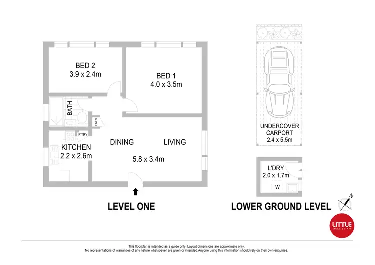 Floorplan of Homely unit listing, 4/372 Railway Parade, Carlton NSW 2218