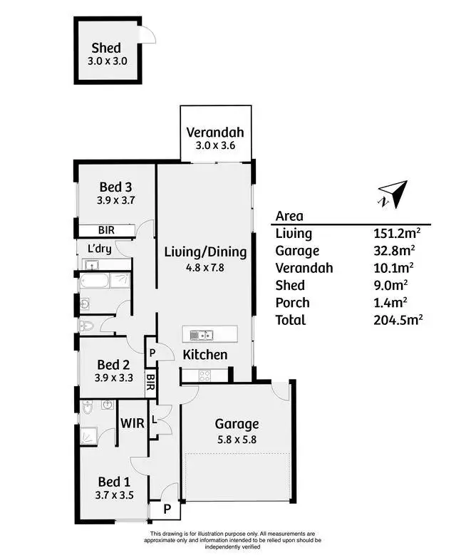 Floorplan of Homely house listing, 52 Thomas Street, Strathalbyn SA 5255