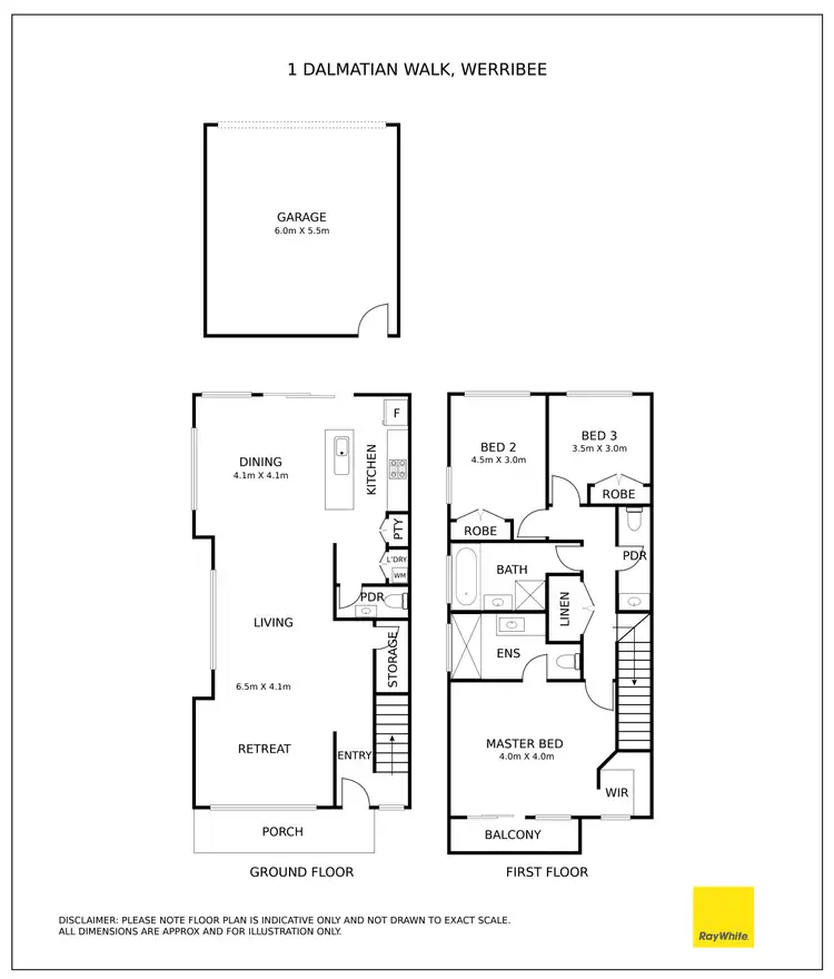 Floorplan of Homely house listing, 1 Dalmatian Walk, Werribee VIC 3030