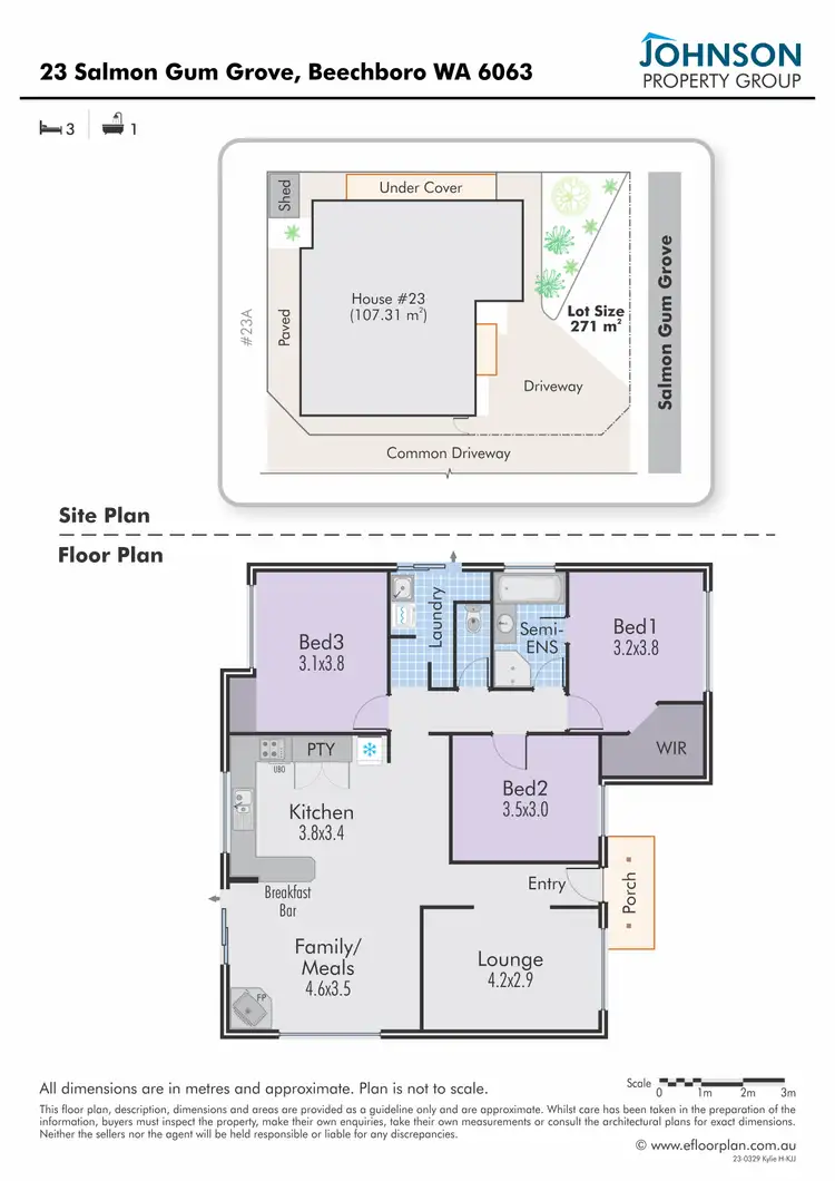 Floorplan of Homely house listing, 23 Salmon Gum Grove, Beechboro WA 6063