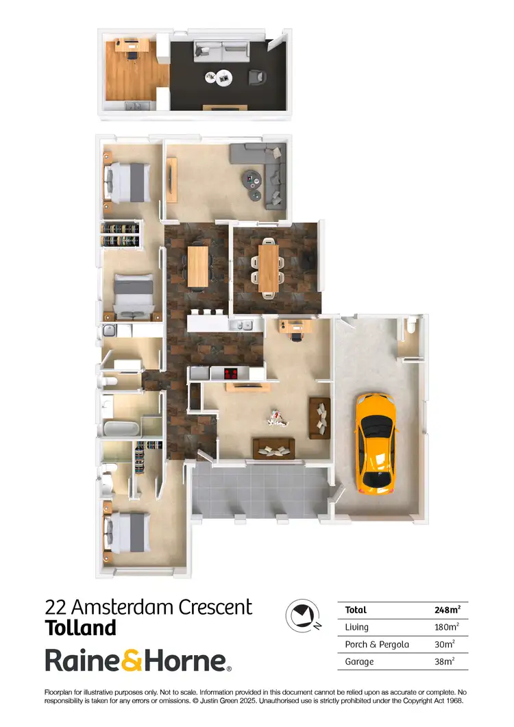 Floorplan of Homely house listing, 22 Amsterdam Crescent, Tolland NSW 2650