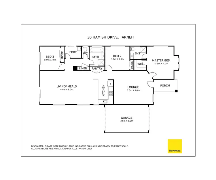 Floorplan of Homely house listing, 30 Hamish Drive, Tarneit VIC 3029