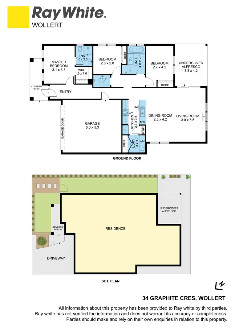 Floorplan of Homely house listing, 34 Graphite Crescent, Wollert VIC 3750