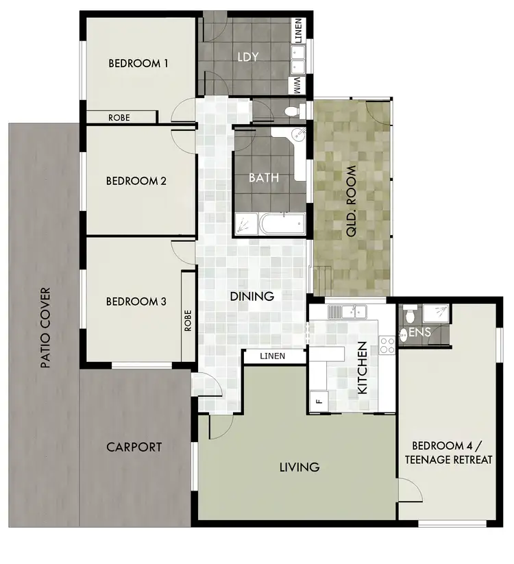 Floorplan of Homely house listing, 221 Myall Street, Dubbo NSW 2830