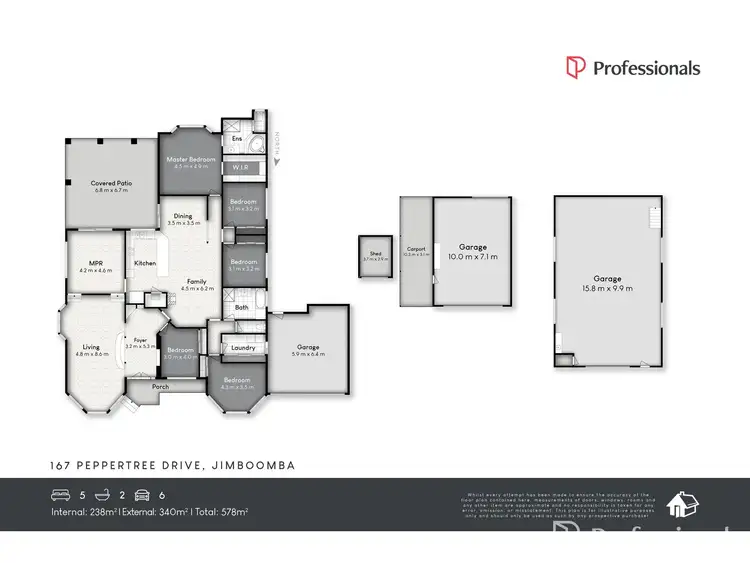 Floorplan of Homely house listing, 167 Peppertree Drive, Jimboomba QLD 4280