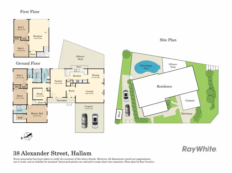 Floorplan of Homely house listing, 38 Alexander Street, Hallam VIC 3803