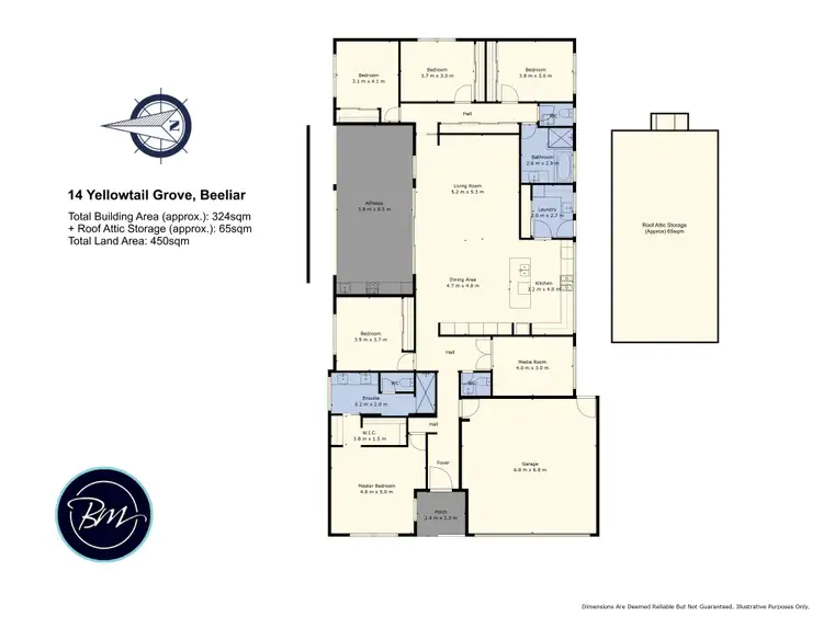 Floorplan of Homely house listing, 14 Yellowtail Grove, Beeliar WA 6164