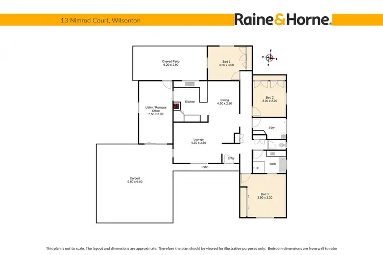 Floorplan of Homely house listing, 13 Nimrod court, Wilsonton QLD 4350