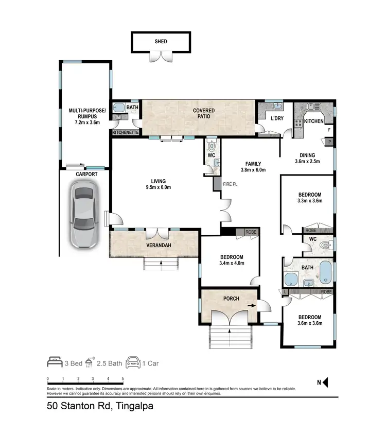 Floorplan of Homely house listing, 50 Stanton Road, Tingalpa QLD 4173