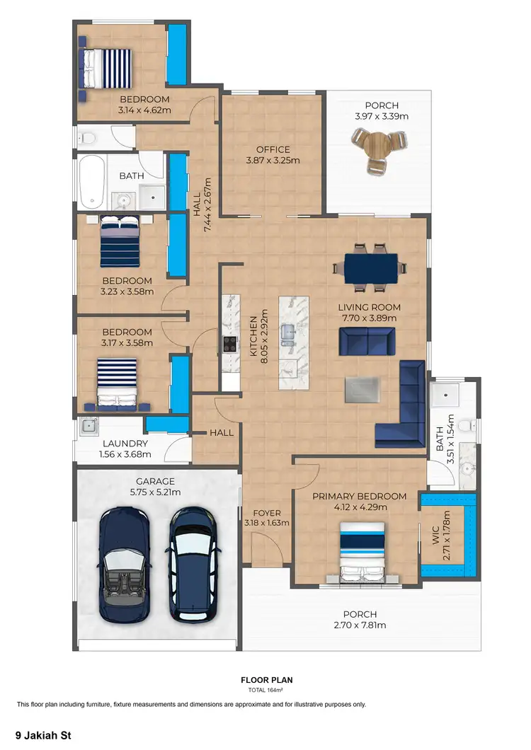 Floorplan of Homely house listing, 9 Jakiah Avenue, Parkhurst QLD 4702