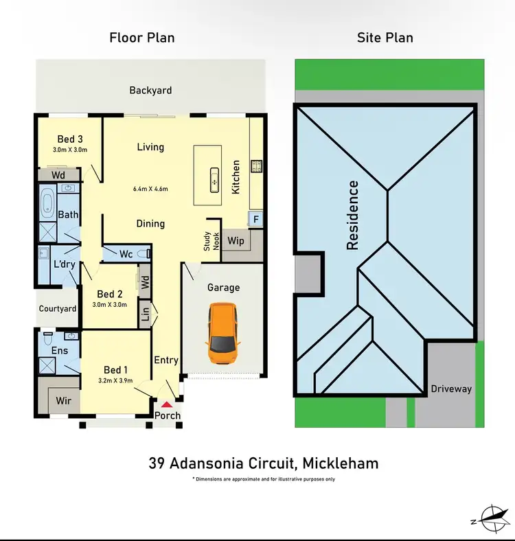 Floorplan of Homely house listing, 39 Adansonia Circuit, Mickleham VIC 3064