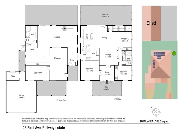 Floorplan of Homely house listing, 23 First Avenue, Railway Estate QLD 4810