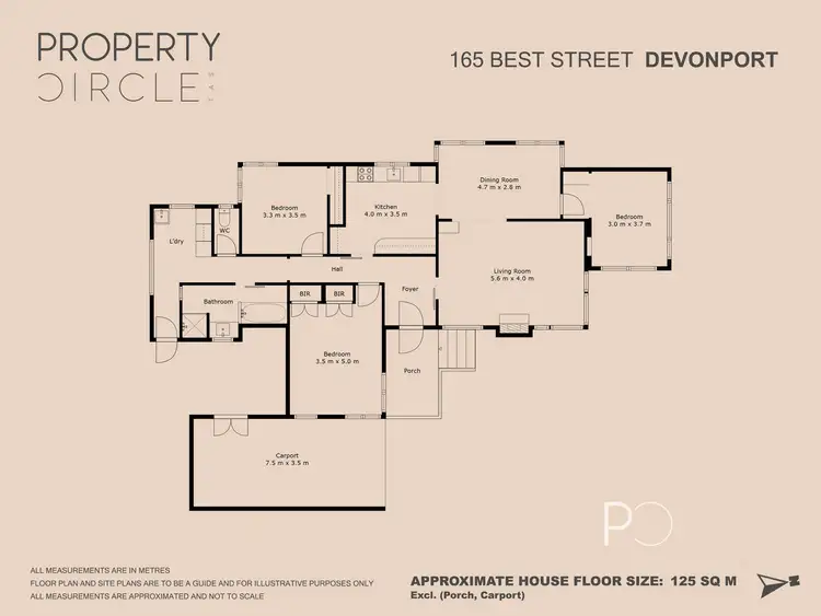 Floorplan of Homely house listing, 165 Best Street, Devonport TAS 7310