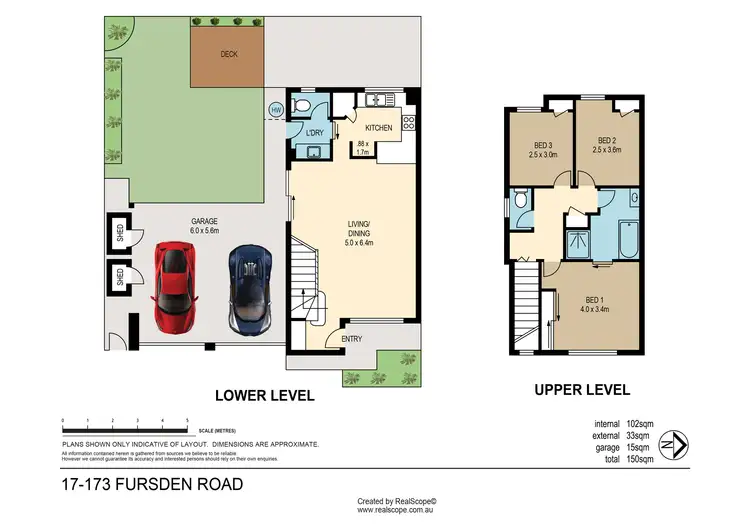 Floorplan of Homely townhouse listing, 17/173 Fursden Road, Carina QLD 4152