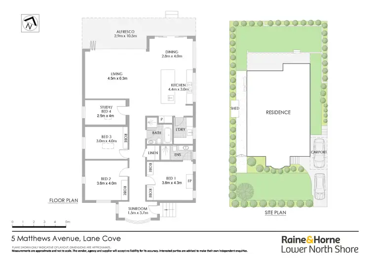 Floorplan of Homely house listing, 5 Matthews Avenue, Lane Cove NSW 2066