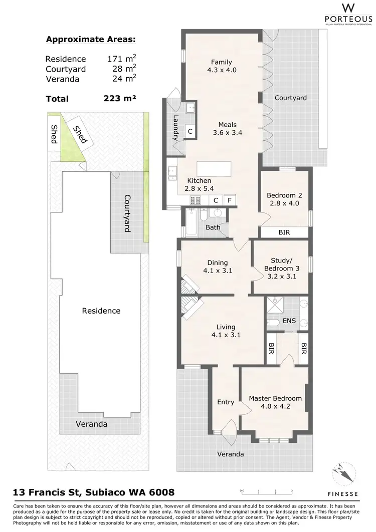Floorplan of Homely house listing, 13 Francis Street, Subiaco WA 6008