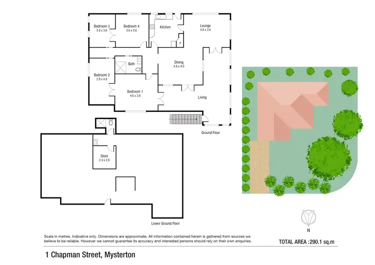 Floorplan of Homely house listing, 1 Chapman Street, Mysterton QLD 4812