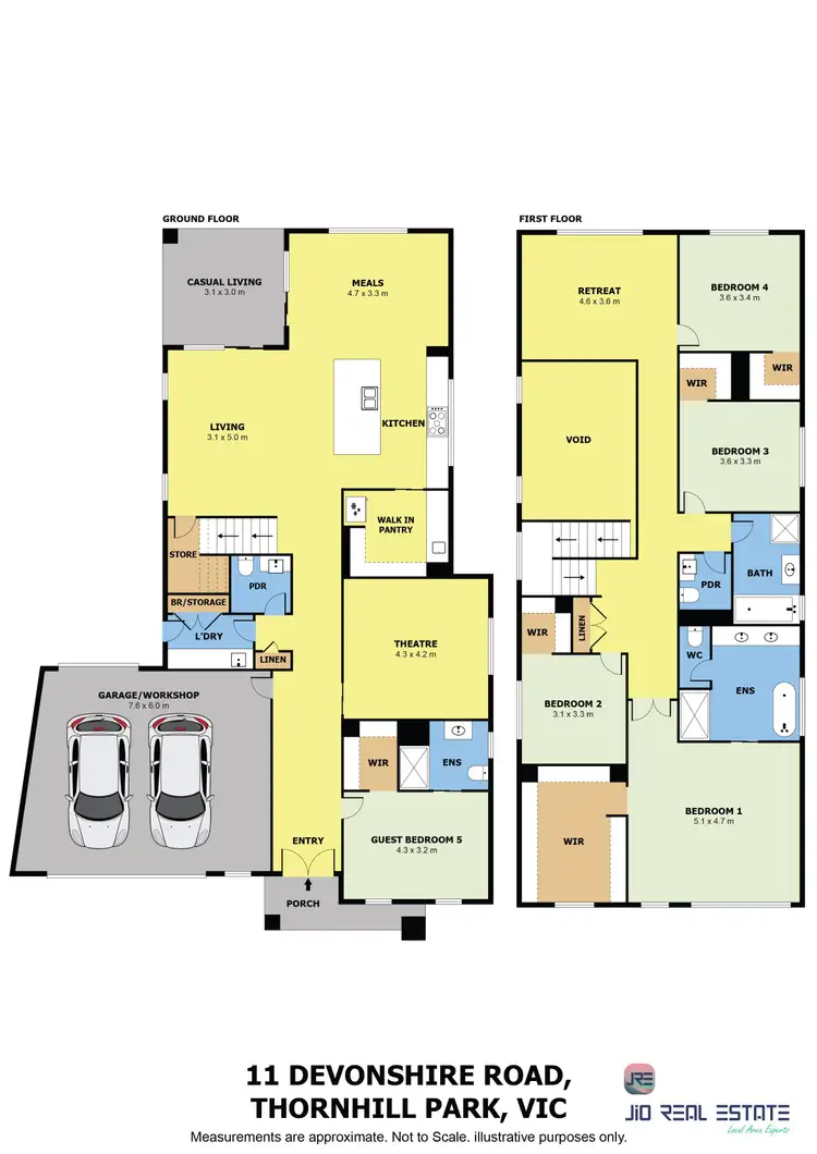 Floorplan of Homely house listing, 11 Devonshire Road, Thornhill Park VIC 3335