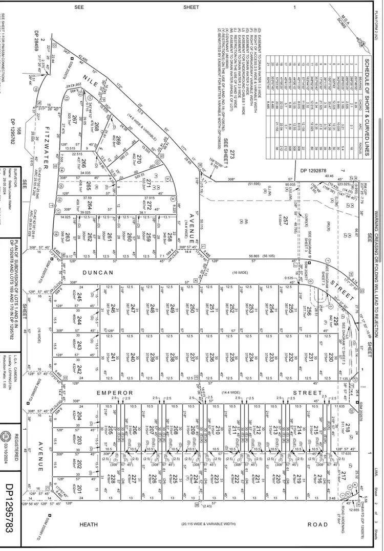 Floorplan of Homely land listing, LOT 271, 43-49 Heath Rd, Leppington NSW 2179