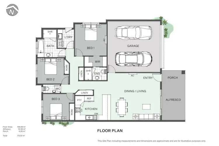 Floorplan of Homely house listing, 1 Boomerang Court, Woombye QLD 4559