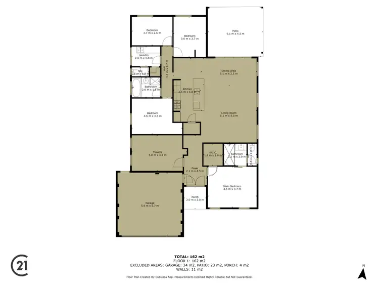 Floorplan of Homely house listing, 82 Touchstone Drive, Dawesville WA 6211