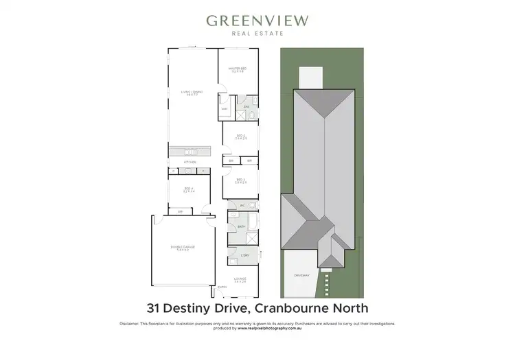 Floorplan of Homely house listing, 31 Destiny Drive, Cranbourne North VIC 3977