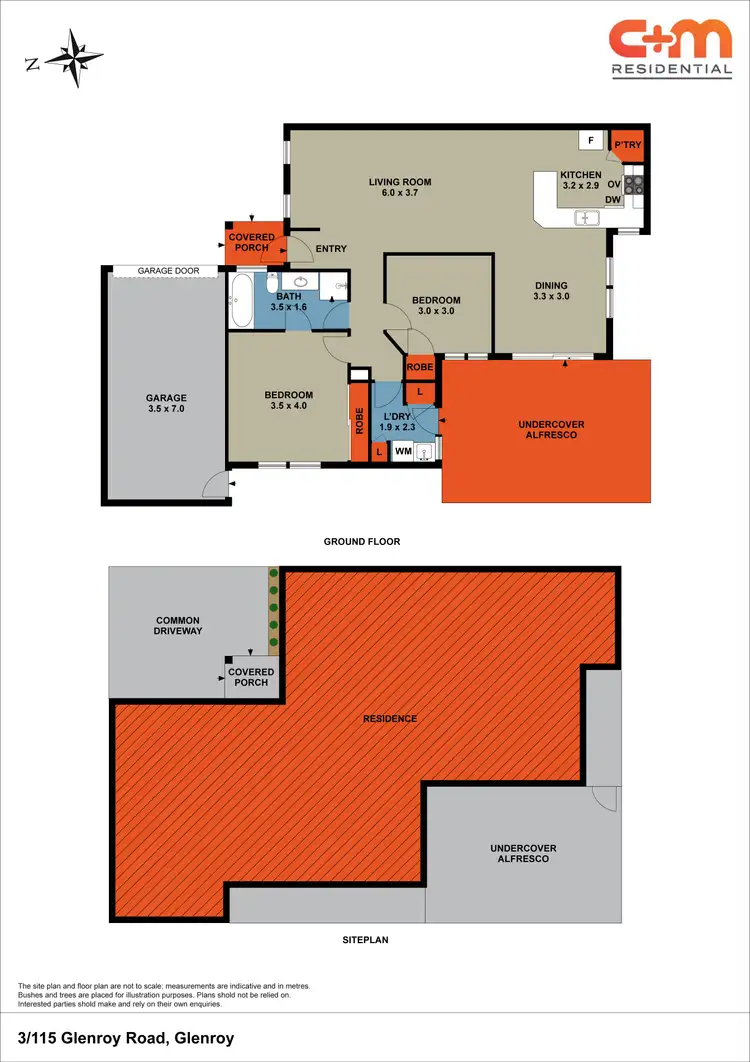 Floorplan of Homely unit listing, 3/115 Glenroy Road, Glenroy VIC 3046