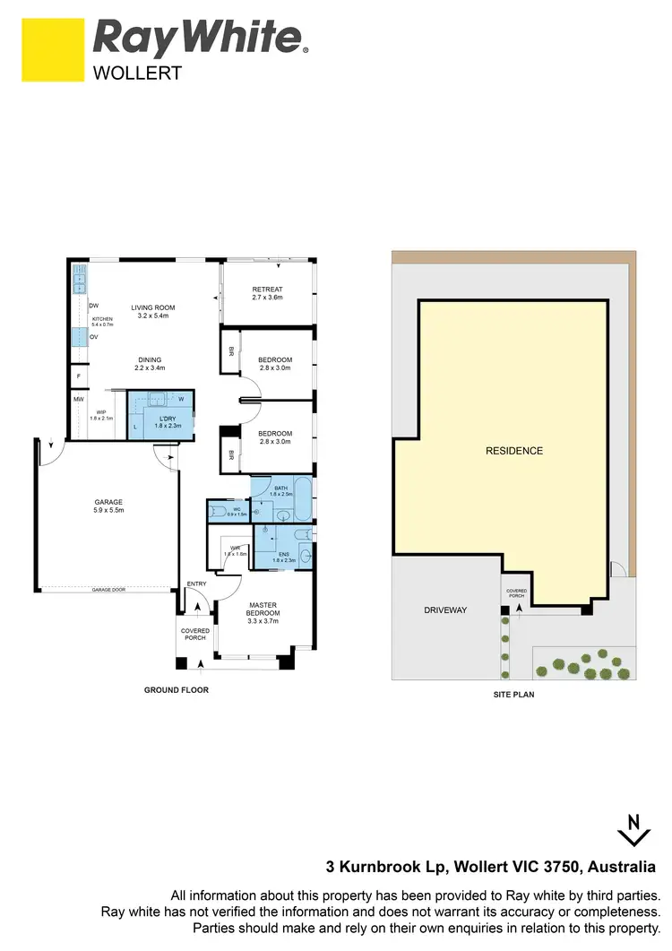 Floorplan of Homely house listing, 3 Kurnbrook Loop, Wollert VIC 3750