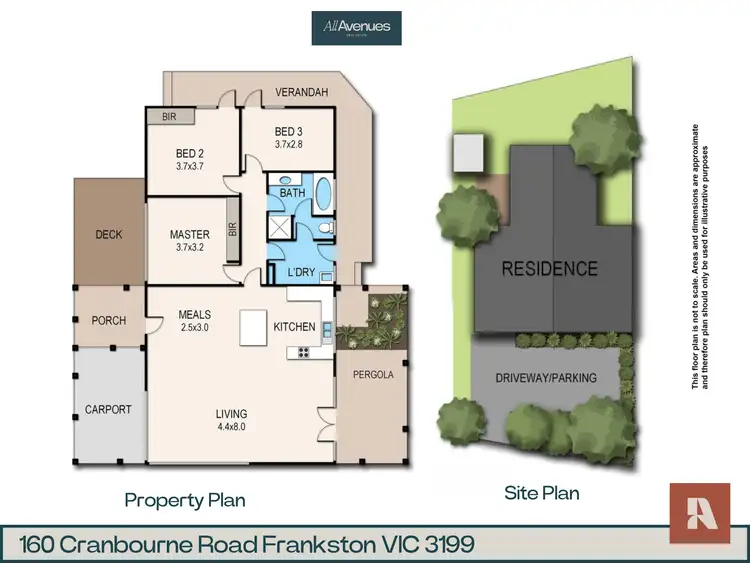 Floorplan of Homely house listing, 160 Cranbourne Road, Frankston VIC 3199