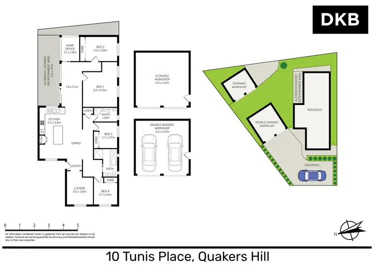 Floorplan of Homely house listing, 10 Tunis Place, Quakers Hill NSW 2763