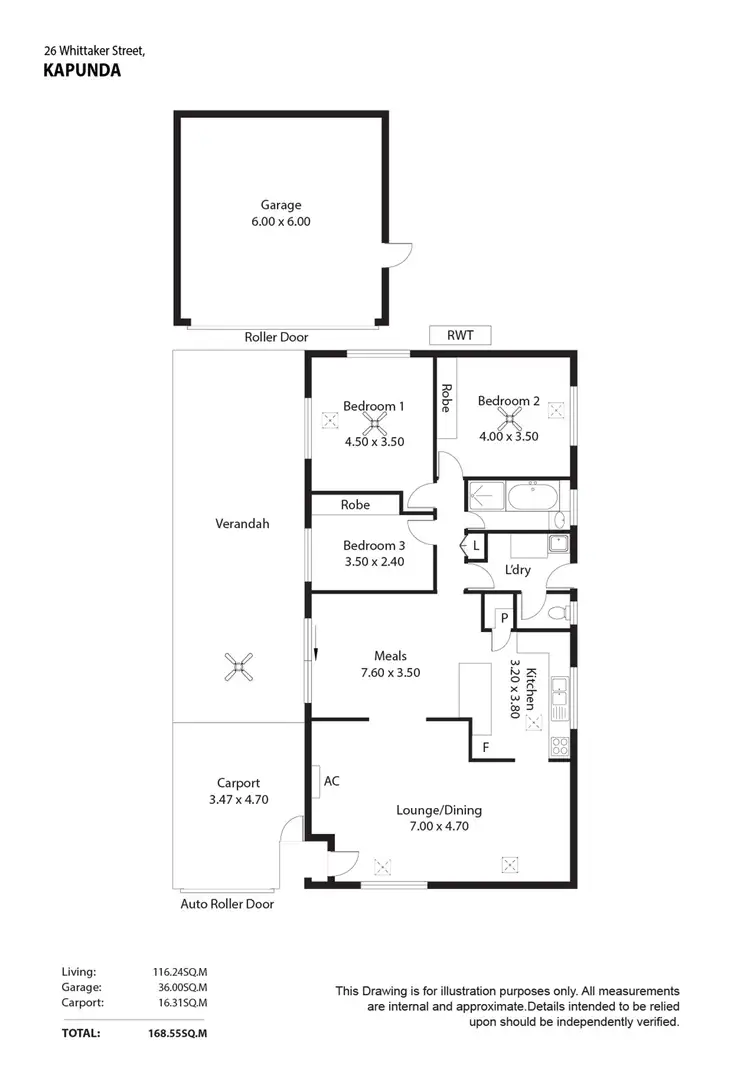 Floorplan of Homely house listing, 26 Whittaker Street, Kapunda SA 5373