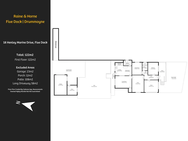 Floorplan of Homely house listing, 18 Henley Marine Drive, Five Dock NSW 2046