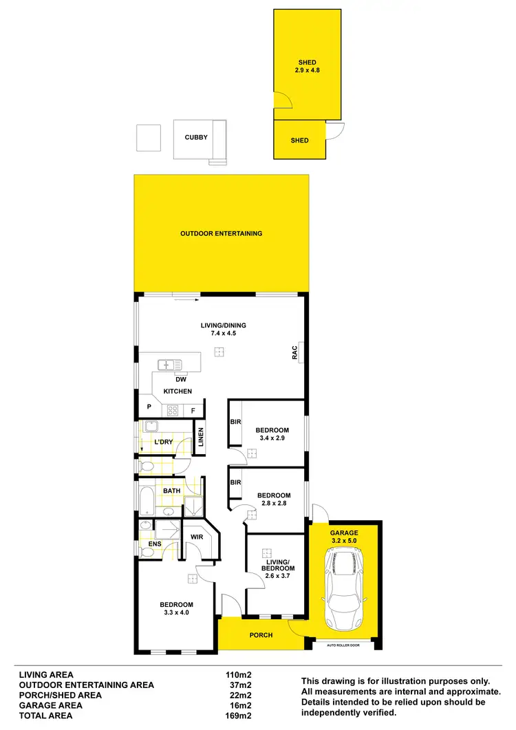 Floorplan of Homely house listing, 18 Jared Road, Seaford Meadows SA 5169