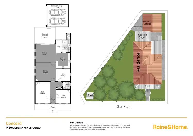Floorplan of Homely house listing, 2 Wordsworth Avenue, Concord NSW 2137