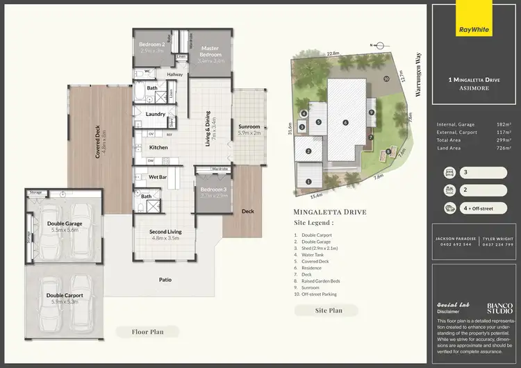Floorplan of Homely house listing, 1 Mingaletta Drive, Ashmore QLD 4214